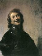 REMBRANDT Harmenszoon van Rijn Rembrandt laughing France oil painting artist